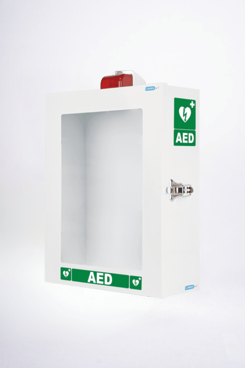 CARDIACT Alarmed AED Cabinet (49 × 35.5 × 14.5 cm)