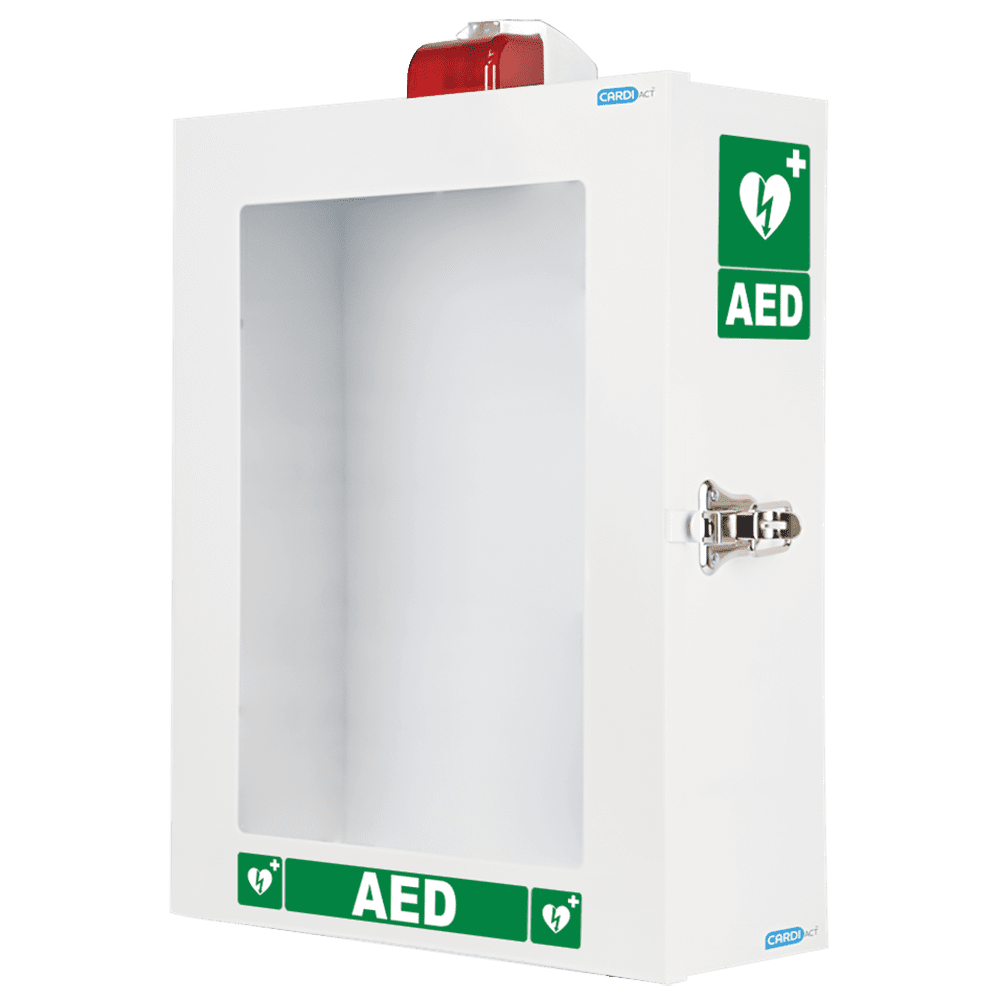 CARDIACT Alarmed AED Cabinet (49 × 35.5 × 14.5 cm)