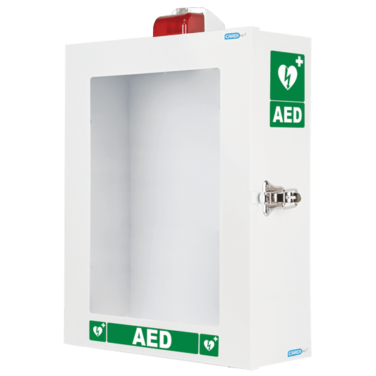 CARDIACT Alarmed AED Cabinet (49 × 35.5 × 14.5 cm)